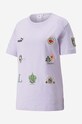Clothing Puma cotton t-shirt Puma x Liberty Badge Tee 534049.80 violet