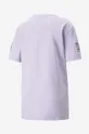 violet Puma cotton t-shirt Puma x Liberty Badge Tee