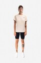 Bavlněné tričko Champion Crewneck T-Shirt 113360 béžová AA00