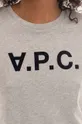siva Pamučna majica A.P.C.