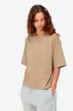 brązowy Carhartt WIP t-shirt bawełniany Damski