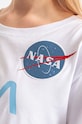 Alpha Industries t-shirt bawełniany NASA PM biały 198053.574