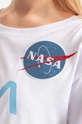 bianco Alpha Industries t-shirt in cotone NASA PM