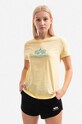 Alpha Industries cotton t-shirt 196051.495 yellow