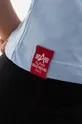 Bavlnené tričko Alpha Industries Basic T COS ML Foil Print Wmn Dámsky
