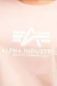 oranžová Bavlnené tričko Alpha Industries New Basic Tee