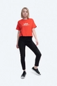 оранжевый Хлопковая футболка Alpha Industries Basic Tee COS Wmn Женский