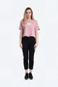 Βαμβακερό μπλουζάκι Alpha Industries Basic Tee ροζ