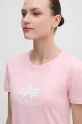 Abbigliamento Alpha Industries t-shirt in cotone New Basic T Wmn 196051.491 rosa