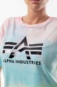Odzież Alpha Industries t-shirt bawełniany Big A Batik T Wmn 126076.537 multicolor