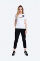 Alpha Industries t-shirt bawełniany NASA Pm T 198053.438 biały AA00