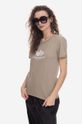 Ρούχα Βαμβακερό μπλουζάκι Alpha Industries New Basic T Wmn 196051.679 μπεζ