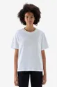 biały Woolrich t-shirt bawełniany Woolrich Logo T-shirt CFWWTE0070FRUT2926 100