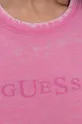 ροζ Μπλουζάκι Guess Guess Classic Logo Baby Tee W2BP00KBAX0