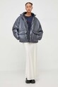 Хлопковая футболка Tommy Jeans DW0DW14616.NOS тёмно-синий AA00