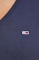 Tommy Jeans t-shirt bawełniany granatowy DW0DW14617.NOS