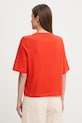 Одяг Бавовняна футболка United Colors of Benetton 3BL0E17G5 помаранчевий