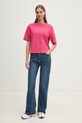 United Colors of Benetton tricou din bumbac 3BL0E17G5 roz AA00