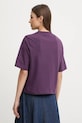 Одяг Бавовняна футболка United Colors of Benetton 3BL0E17G5 фіолетовий