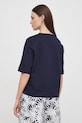 Одяг Бавовняна футболка United Colors of Benetton 3BL0E17G5 темно-синій