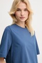 Памучна тениска United Colors of Benetton син 3BL0E17G5