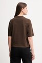 Одежда Хлопковая футболка United Colors of Benetton 3BL0E17G5 коричневый