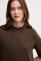 Хлопковая футболка United Colors of Benetton коричневый 3BL0E17G5