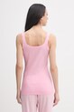 United Colors of Benetton top damski bawełniany z elastanem 3ZQM1H291 różowy AA00