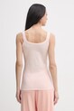 United Colors of Benetton top damski bawełniany z elastanem 3ZQM1H291 różowy AA00