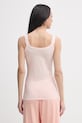 United Colors of Benetton top damski bawełniany z elastanem 3ZQM1H291 różowy AA00