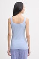 United Colors of Benetton top damski bawełniany z elastanem 3ZQM1H291 niebieski AA00
