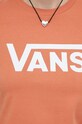 Vans tricou din bumbac VN0A3UP4EHC1 portocaliu