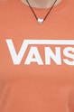 Vans tricou din bumbac VN0A3UP4EHC1 portocaliu