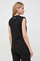 Odzież Karl Lagerfeld top bawełniany 241W1701 czarny