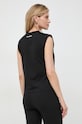 Îmbrăcăminte Karl Lagerfeld top din bumbac 241W1701 negru