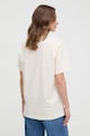 Odzież Karl Lagerfeld t-shirt bawełniany 241W1702 beżowy