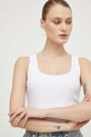 Samsoe Samsoe top uni alb F10000006