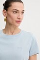BOSS Orange t-shirt bawełniany niebieski 50506973