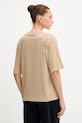 Одежда Хлопковая футболка BOSS Orange 50523256 бежевый