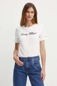 Tommy Hilfiger t-shirt bawełniany biały WW0WW43459