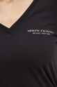 Памучна блуза с дълги ръкави Armani Exchange 8NYT89.YJG3Z.NOS черен