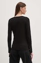 Хлопковый лонгслив Armani Exchange 8NYT89.YJG3Z.NOS чёрный AA00