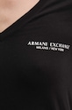 Armani Exchange longsleeve din bumbac negru 8NYT89.YJG3Z.NOS