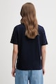 Îmbrăcăminte United Colors of Benetton tricou din bumbac 3BVXD400H bleumarin