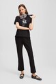 Odzież Karl Lagerfeld t-shirt bawełniany A1W17126 czarny