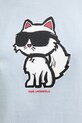 Karl Lagerfeld t-shirt bawełniany A1W17128 niebieski