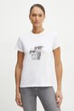 Хлопковая футболка Karl Lagerfeld regular белый A1W17131
