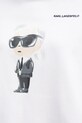 Бавовняна футболка Karl Lagerfeld A1W17132 бежевий
