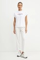 Хлопковая футболка Karl Lagerfeld A1W17138 белый AA00