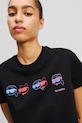 Îmbrăcăminte Karl Lagerfeld tricou din bumbac A2W17114 negru